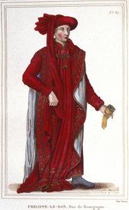 Porträt von Philipp III. der Gute (1396-1467), Herzog von Burgund Gravur von 1830