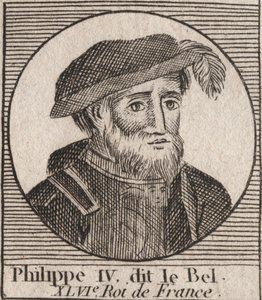 Porträt von Philipp IV dem Schönen von Unknown artist