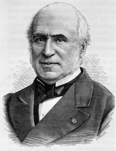 Porträt von Pierre Charles Chesnelong (1820 - 1899). Gravur aus dem späten 19. Jahrhundert in „Histoire de France“ von H. Martin von Unknown artist