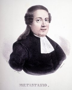 Porträt von Pierre Metastase. von Unknown artist