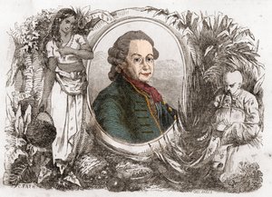 Porträt von Pierre Poivre (1719-1786), französischer Kolonialverwalter und Agronom.