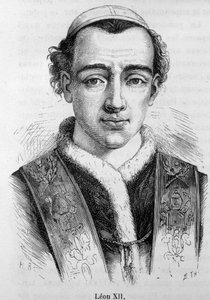 Porträt von Papst Leo XII (Annibale della Genga Sermattei) (Papst von 1823 bis 1829) von Unknown artist