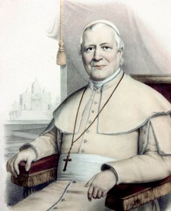 Porträt von Papst Pius IX. (Giovanni Maria Mastai Ferretti)