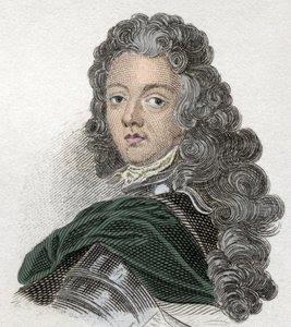 Porträt von Prinz Eugen von Savoyen-Carignan (1663-1736), französischer Militär. Gravur des 19. Jahrhunderts von Unknown artist