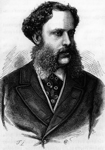 Porträt von Prinz Richard von Metternich-Winnebourg (Metternich Winnebourg) (1829 - 1895), österreichischer Botschafter in Paris ab 1859. Gravur aus dem späten 19. Jahrhundert in „Histoire de France“ von H. Martin.