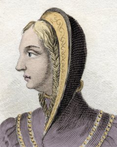Porträt von Königin Isabella von Kastilien (Isabella I. die Katholische) (1451-1504). Gravur des 19. Jahrhunderts von Unknown artist