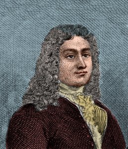 Porträt von Rene Antoine Ferchault de Reaumur (1683-1757), französischer Physiker und Naturforscher.