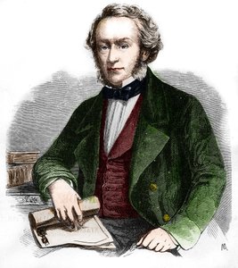 Porträt von Richard Cobden. Britischer Ökonom und Politiker (1804 -1865). Gravur von 1866. von Unknown artist