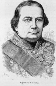 Porträt von Rigault de Genouilly