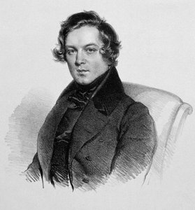 Porträt von Robert Schumann (1810-1856), deutscher Komponist