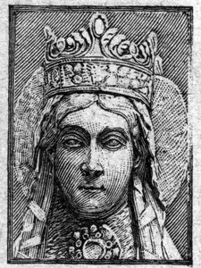 Porträt von Heilige Clotilde, Frau von Chlodwig I. (470-548) von Unknown artist