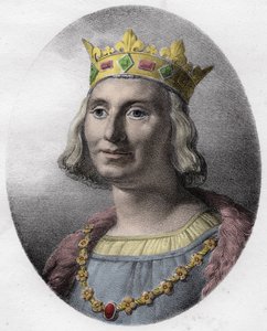 Porträt von Ludwig IX, König von Frankreich von Unknown artist