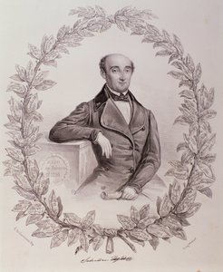 Porträt von Salvatore Taglioni (Gravur) von Unknown artist