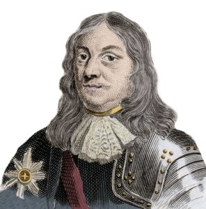 Porträt von Sir Martinus Cornelis van Tromp (1629-1691), niederländischer Marineoffizier und Oberbefehlshaber der königlichen niederländischen und dänischen Flotte (19. Jahrhundert) von Unknown artist