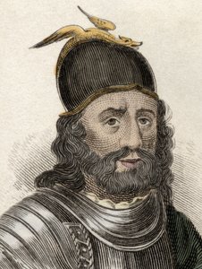 Porträt von Sir William Wallace (Braveheart) (ca. 1270-1305), schottischer Ritter. Gravur des 19. Jahrhunderts von Unknown artist