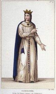 Porträt von Ultrogothe, Königin von Frankreich und Frau von Childebert I.