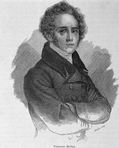 Porträt von Vincenzo Bellini (1801 - 1835), italienischer Komponist von Unknown artist