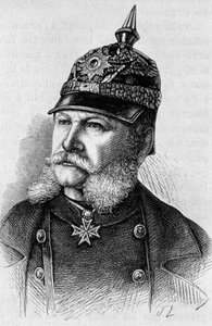 Porträt von Wilhelm I. (1797 - 1888). Gravur des späten 19. Jahrhunderts in „Histoire de France“ von H. Martin. von Unknown artist
