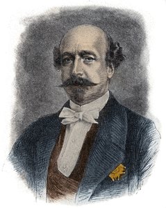 Porträt des französischen Finanziers und Politikers Charles de Morny, genannt Comte de Morny (oder Herzog) (1811-1865), Halbbruder von Napoleon III. von Unknown artist