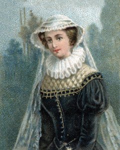 Porträt der Königin von Schottland Marie Stuart (1542-1587).