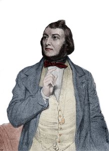 Porträt des Dichters Jacques Boe, genannt Jasmin (auf Okzitanisch Jacme Boer genannt Gensemin oder Jansemin).