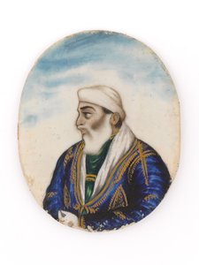 Porträt, wahrscheinlich von Ayodeya Prasad, Bruder von Dina Nath