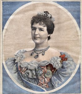 Königin Maria Amélie von Portugal (1865-1951), geborene Prinzessin von Orléans, Ehefrau von König Karl I. (1863-1908)