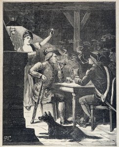 Repere mal fame in Cartridge König der Banditen, populärer Roman des späten 19. Jahrhunderts von Jules de Grandpre von Unknown artist