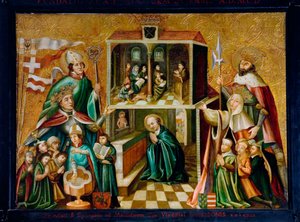 Darstellung von König Ladislaus II. Jagiello von Polen und Königin Hedwig I. von Polen von Unknown artist