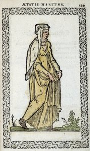 Römische Frau - in „Habits et effigies“ von Jean Slupérino