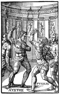 Römische Ringer - in "Hieronymi Mercurialis de Arte Gymnastica", Venedig-Ausgabe von Unknown artist