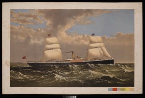 S S Bristol, White Star Line, ca. 1875
