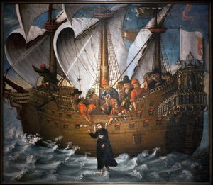 Der heilige Franz Xaver (1506-1552), Wunder in Japan um 1549