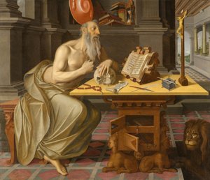 Heiliger Hieronymus in seinem Studierzimmer, ca. 1560-1570 von Unknown artist