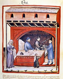 Verkauf von Salz, Auszug aus Tacuinum Sanitatis
