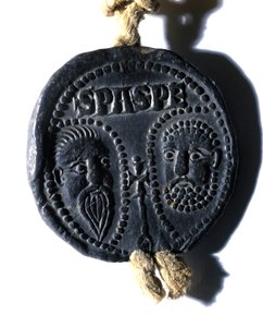 Siegel aus der Zeit von Papst Bonifatius VIII. (Benedetto Caetani genannt Bonifatius VIII.)