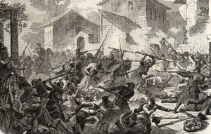 Zweiter Italienischer Unabhängigkeitskrieg Schlacht von Turbigo, 3. Juni von Unknown artist