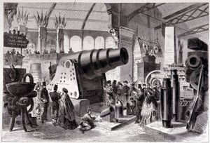 Abteilung der preußischen Metallurgie (Kanone) in der Maschinenhalle