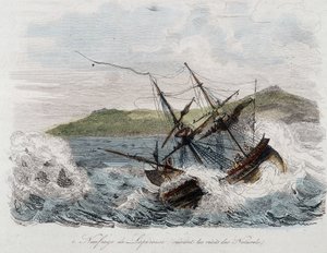 Untergang des Schiffes von Jean-François Galaup, Graf von La Pérouse