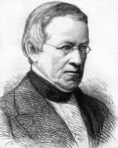 Sir Charles Wheatstone (1802-1875), britischer Physiker, Erfinder des Stereoskops im Jahr 1838