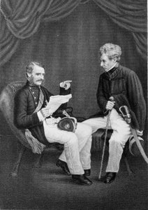 Sir Colin Campbell und Generalmajor Mansfield von Unknown artist