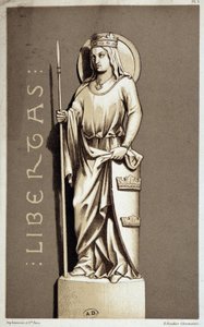 Statue, die La Liberté de Chartres darstellt von Unknown artist