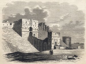 Syrien: die Stadt Aleppo im 19. Jahrhundert - Zitadelle - Aleppo in Syrien - 1864