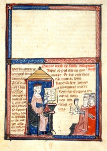 Lehrer Ovid - Miniatur des Mittelalters (ref. 418) von Unknown artist