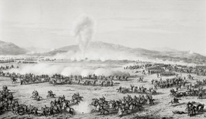 Die Schlacht von Tetouan, 4. Februar von Unknown artist