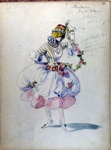 Pique Dame: Oper komponiert 1890 von Pjotr Iljitsch Tschaikowski von Unknown artist