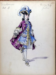 Pique Dame: Oper komponiert 1890 von Pjotr Iljitsch Tschaikowski von Unknown artist