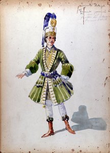 Pique Dame: Oper komponiert 1890 von Pjotr Iljitsch Tschaikowski von Unknown artist