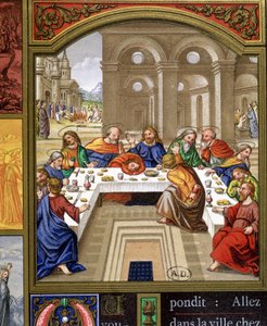 Das letzte Abendmahl - Reproduktion eines italienischen Dokuments (ca. 1500) von Unknown artist