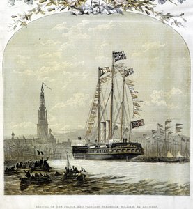 Der Hafen von Antwerpen im Jahr 1858